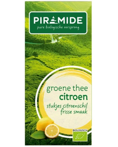 Groene thee met citroen bio