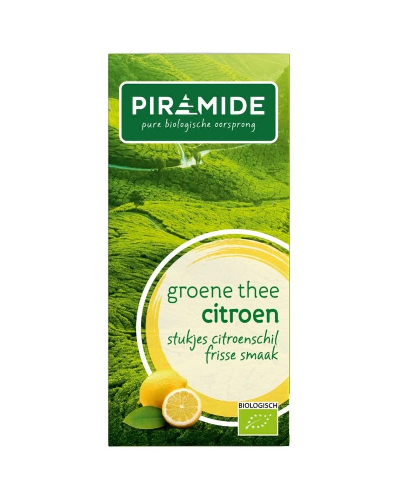 Groene thee met citroen bio