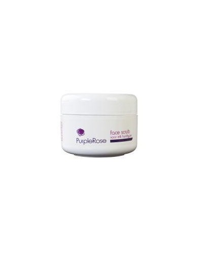 Purple rose face scrub