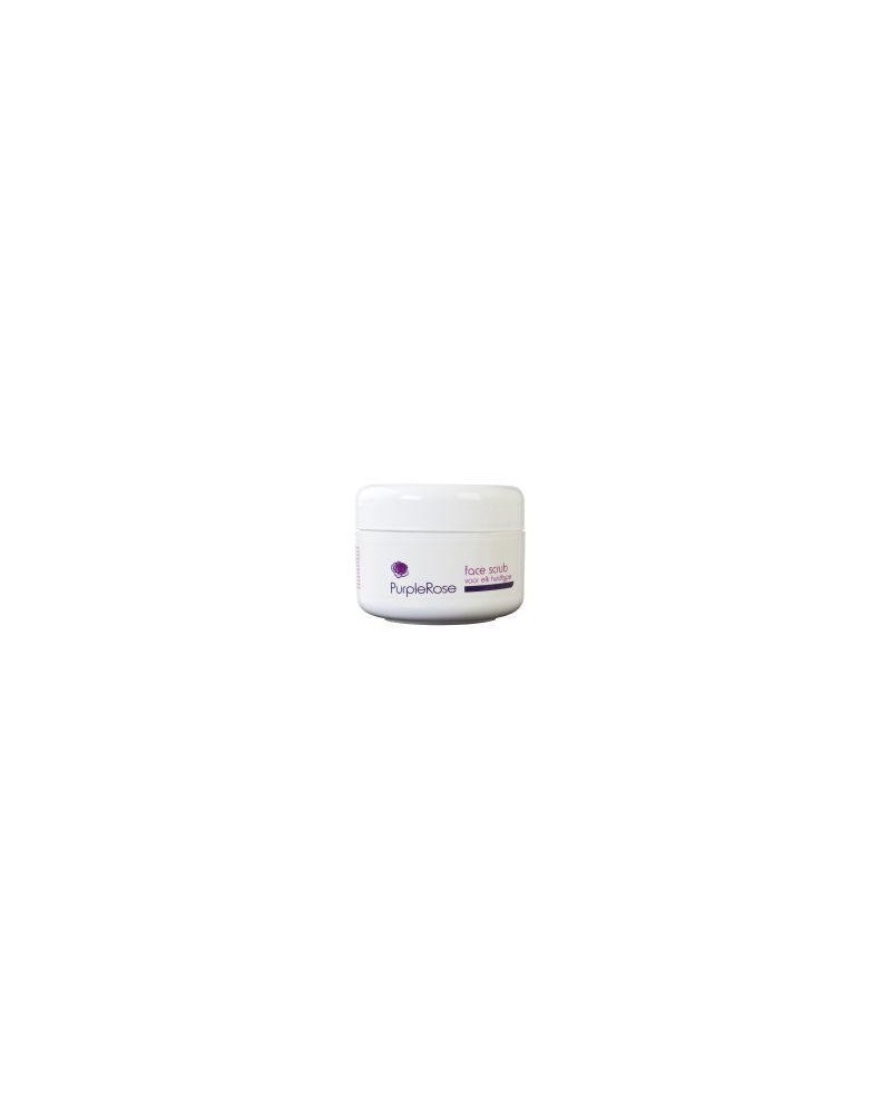 Purple rose face scrub