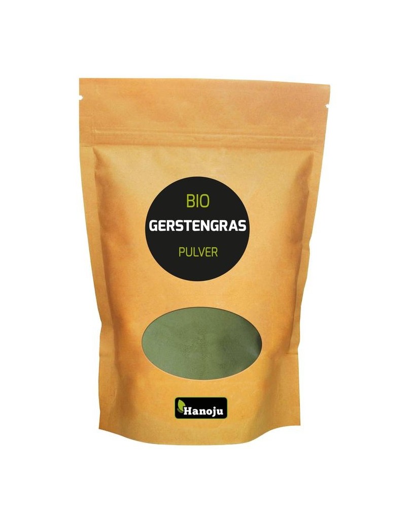 Gemalen gerstegras paper bag bio
