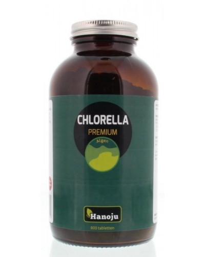 Chlorella tabletten flacon glas