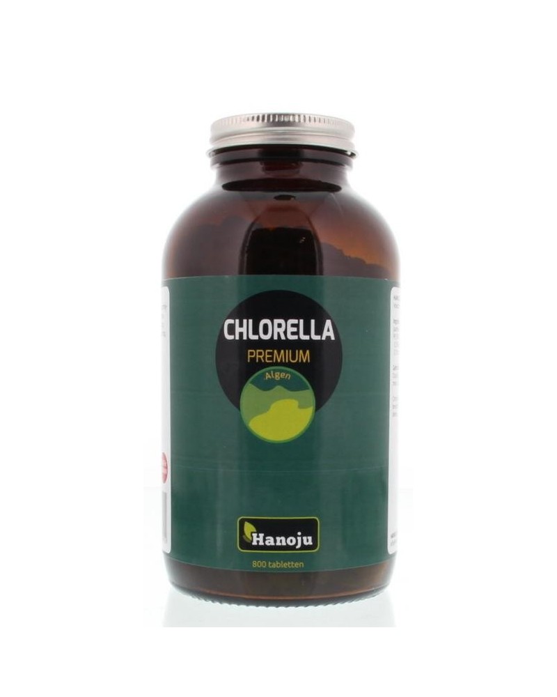 Chlorella tabletten flacon glas