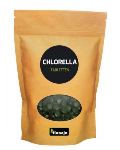 Chlorella tabletten papier zak