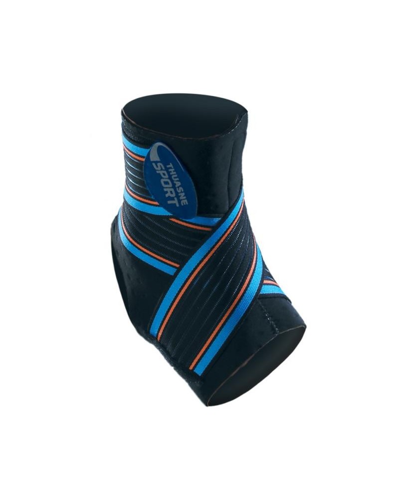 Enkelbrace + strapping zwart maat S