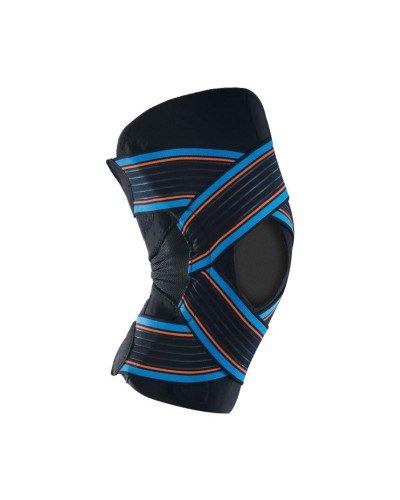 Kniebrace + strapping zwart maat L