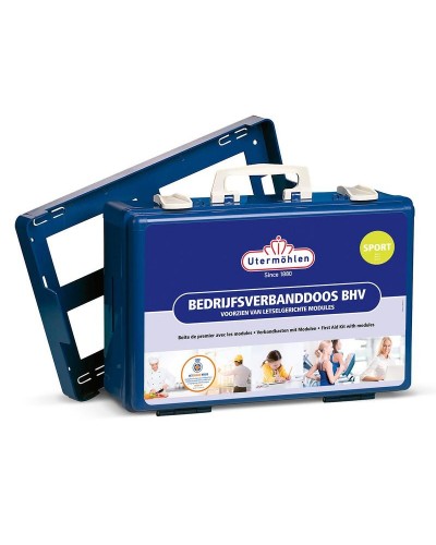 BHV verbanddoos modulair sport (blauw)