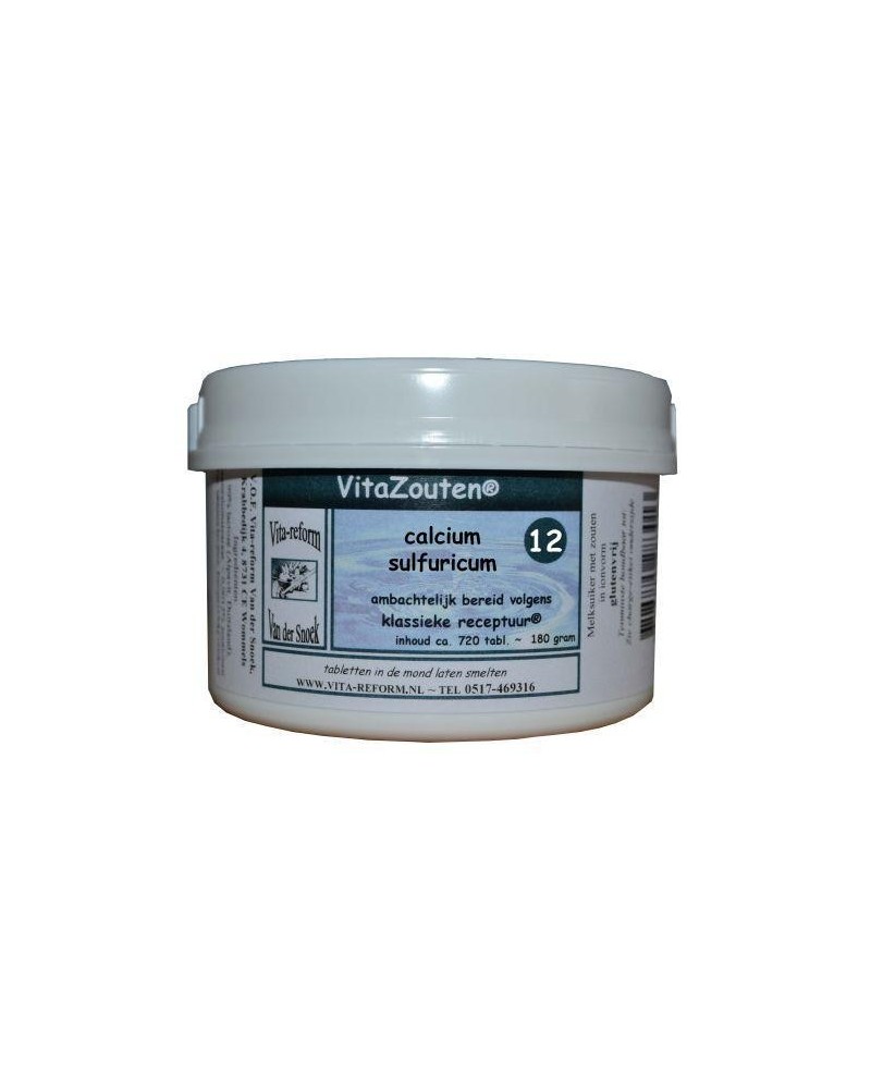 Calcium sulfuricum VitaZout nr. 12