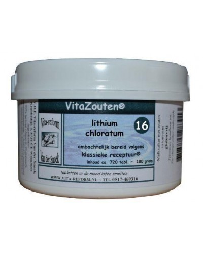 Lithium chloratum VitaZout nr. 16