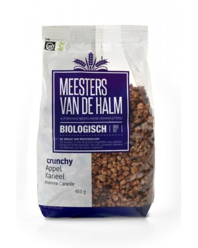 Crunchy granola appel/kaneel bio