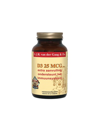 Vitamine D3 25mcg Drogisterij van der Gaag