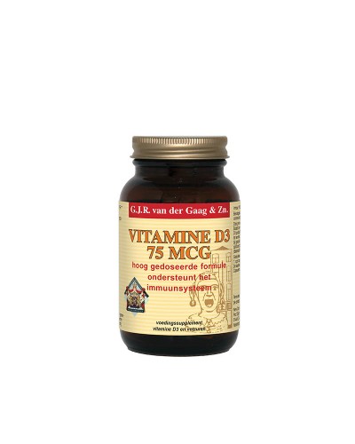 Vitamine D3 75mcg Drogisterij van der Gaag