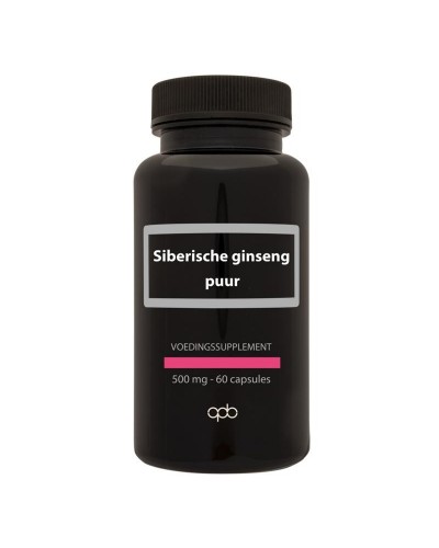 Siberische ginseng extract puur forte 500mg