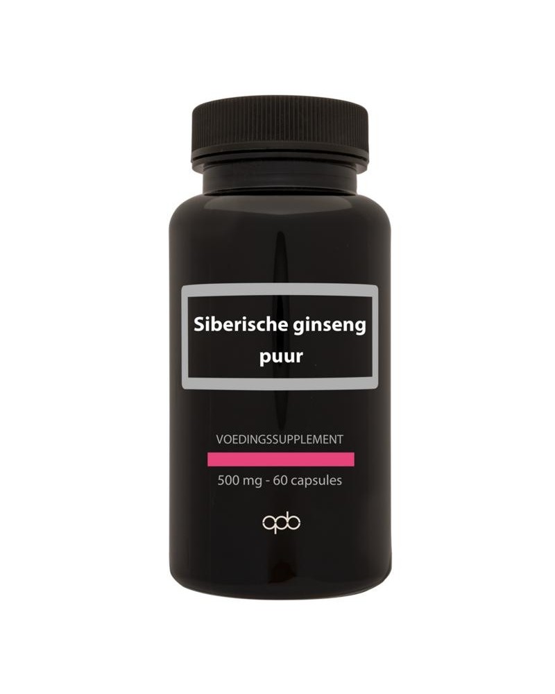 Siberische ginseng extract puur forte 500mg