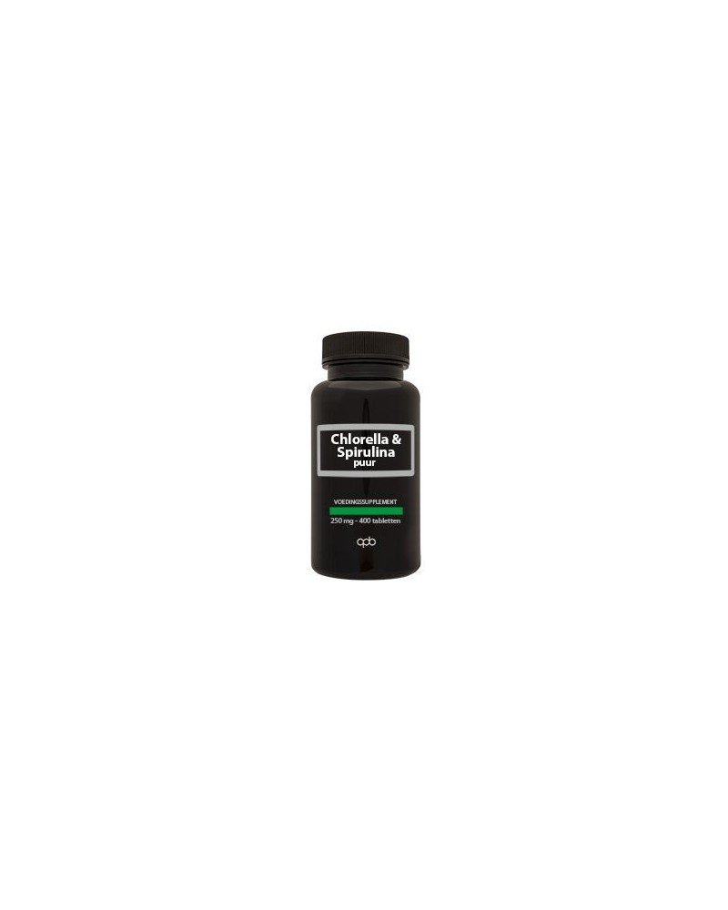 Chlorella & spirulina puur 250mg