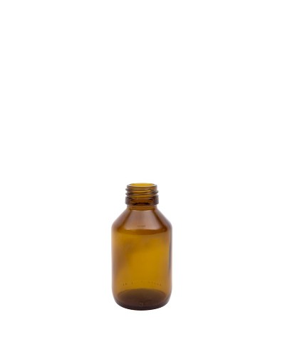 Medicijnfles bruin ongedopt 100ml