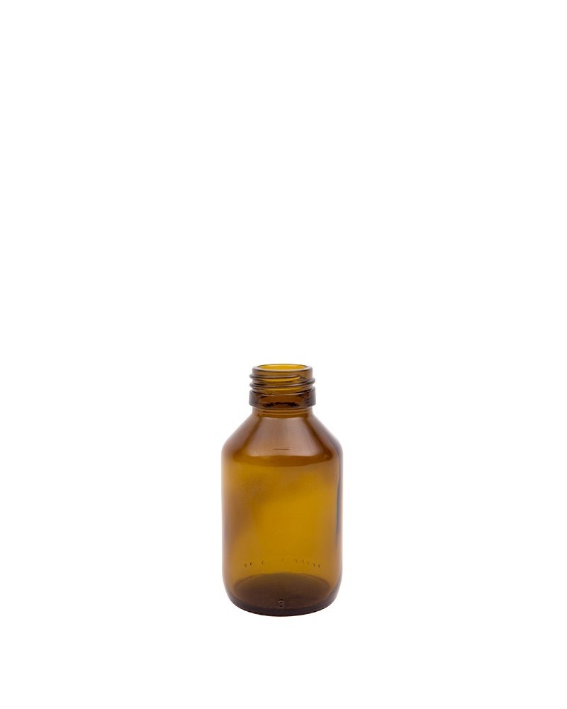 Medicijnfles bruin ongedopt 100ml