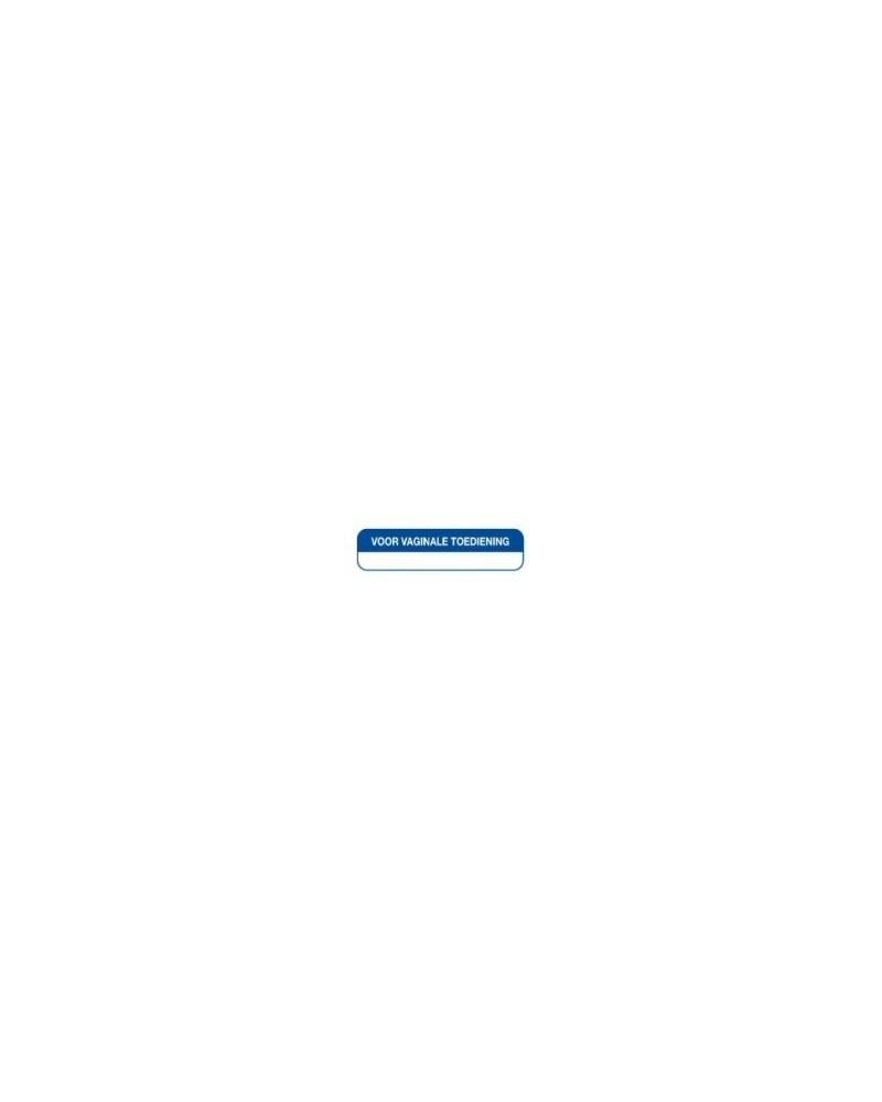 Strooketiket voor vaginale toediening 44x11mm