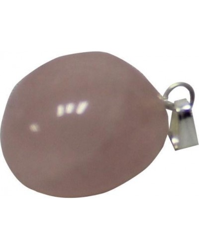 Edelsteenhanger rozenkwarts