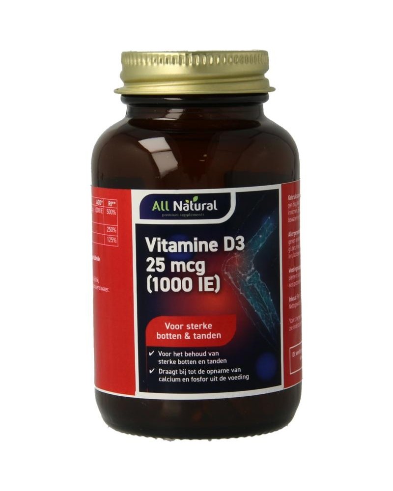 Vitamine D3 25mcg