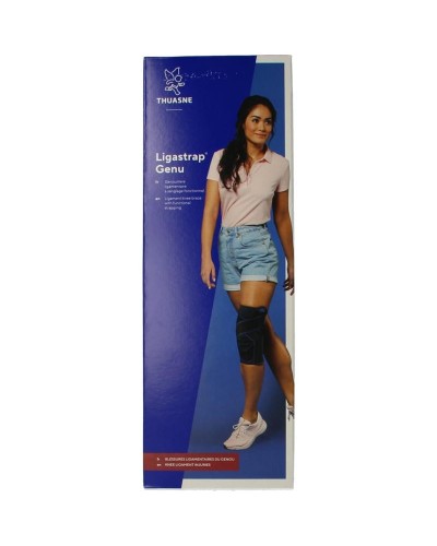 Ligastrap genu grijs maat 3