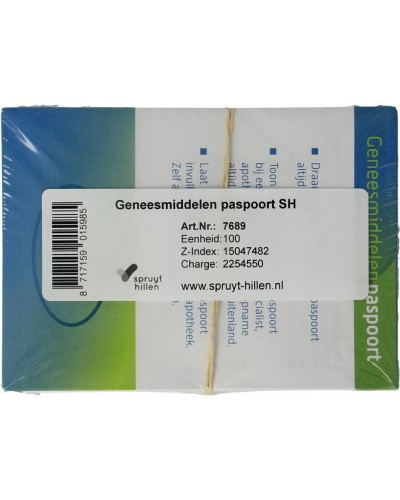 Geneesmiddelen paspoort