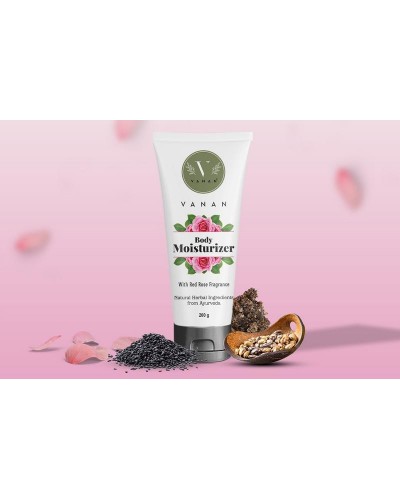 Body moisturizer red rose