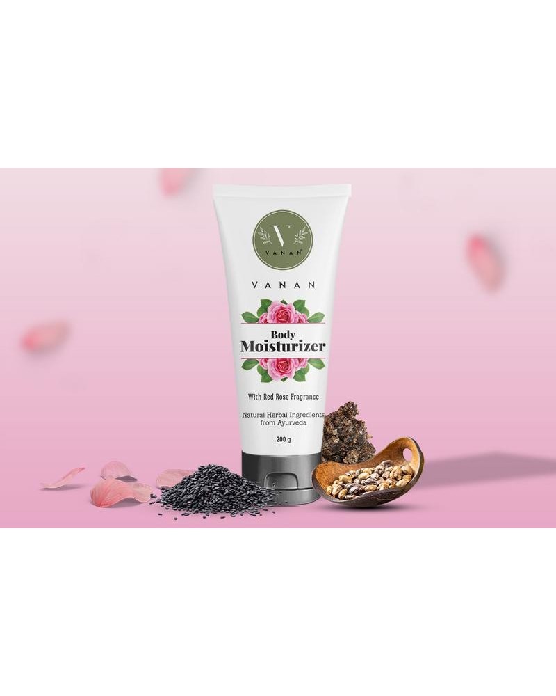 Body moisturizer red rose