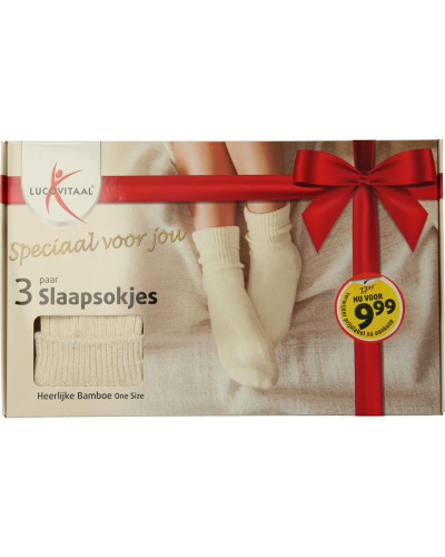 Bamboe slaapsokjes 3 paar giftbox