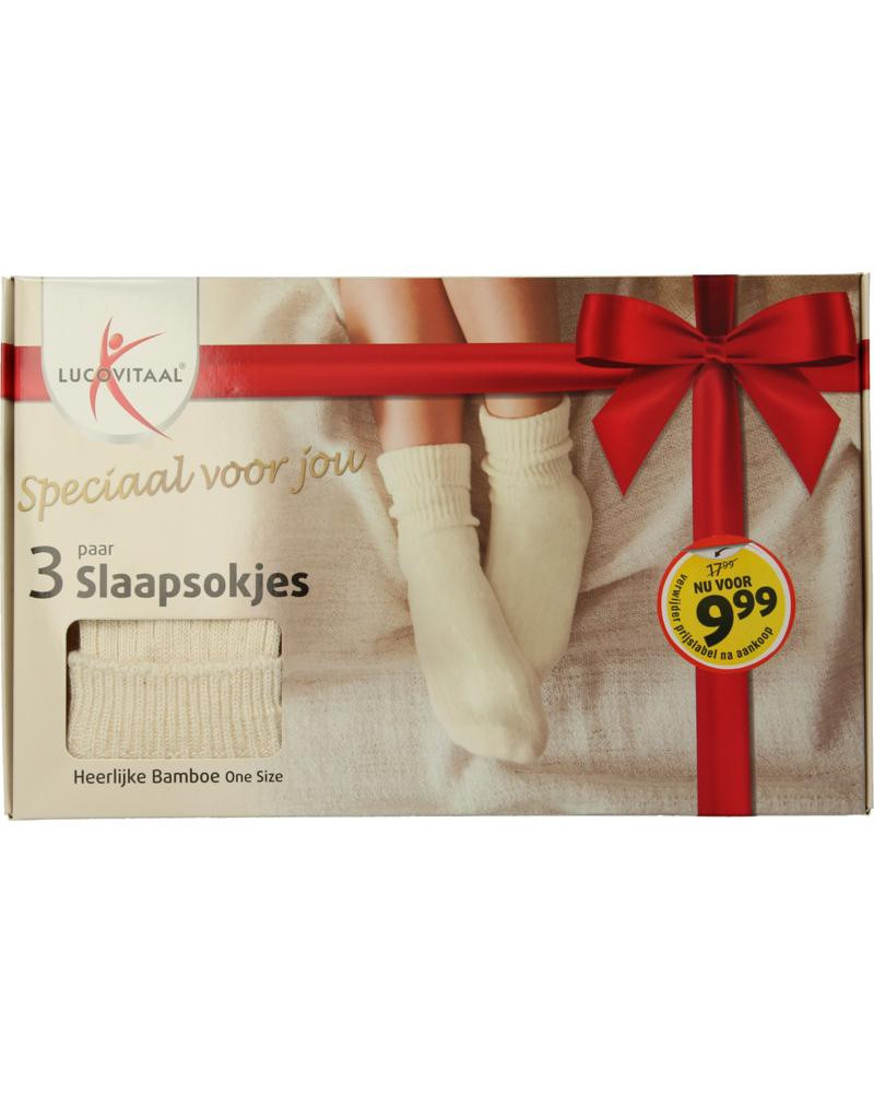 Bamboe slaapsokjes 3 paar giftbox