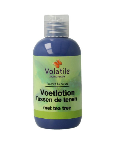 Voetlotion tussen de tenen