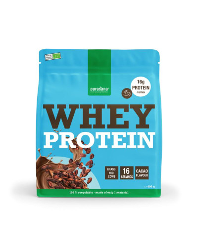 Whey proteine cacao bio
