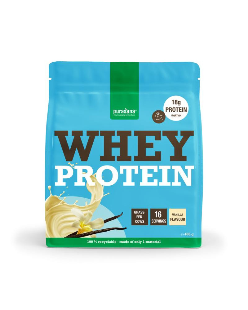 Whey proteine vanille