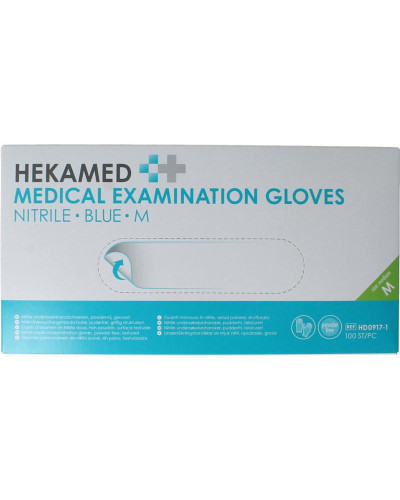 Hekamed handschoenen soft nitrile M