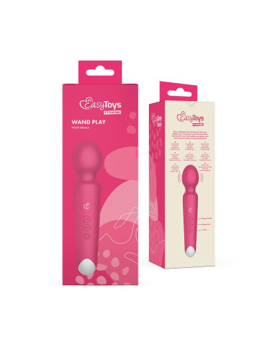 Wand play vibrator