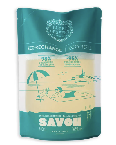 Panier des Sens Liquid Marseille Soap Eco-Refill 500ml