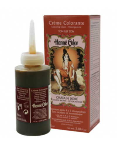 Henne Color Creme Colorante Chatain Doré