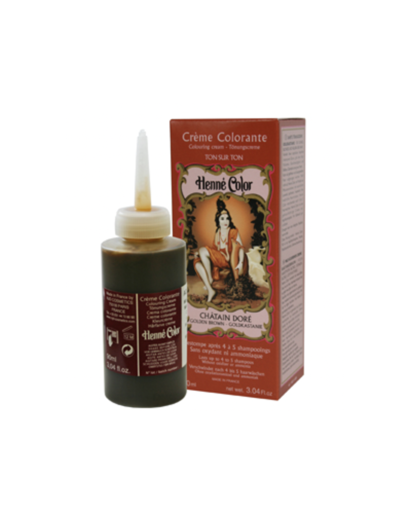 Henne Color Creme Colorante Chatain Doré