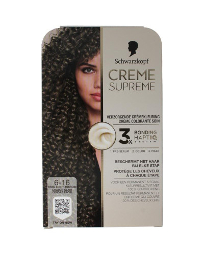 Creme supreme 6-16 licht bruin
