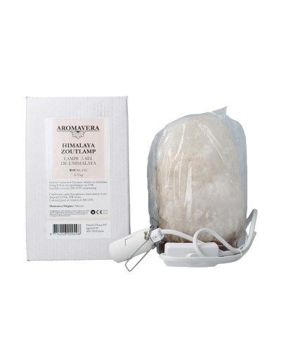 Himalaya zoutlamp wit 2-3kg