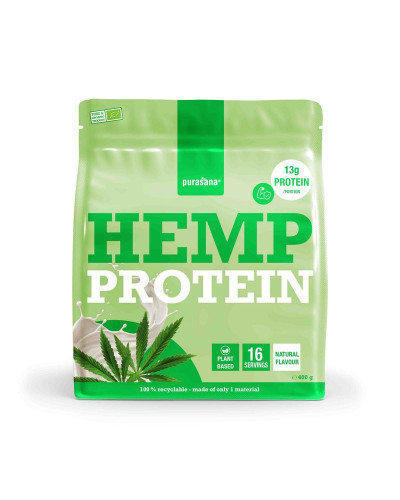 Plant protein hennep natuurlijk bio