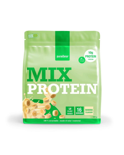 Plant protein mix banaan bio