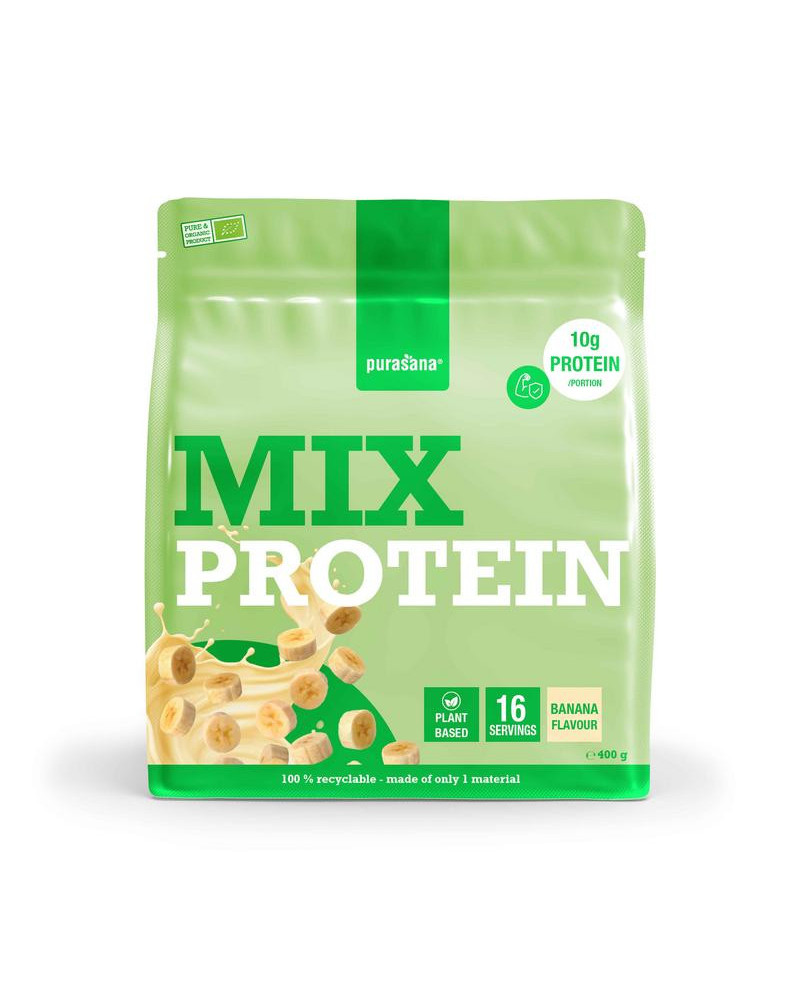 Plant protein mix banaan bio