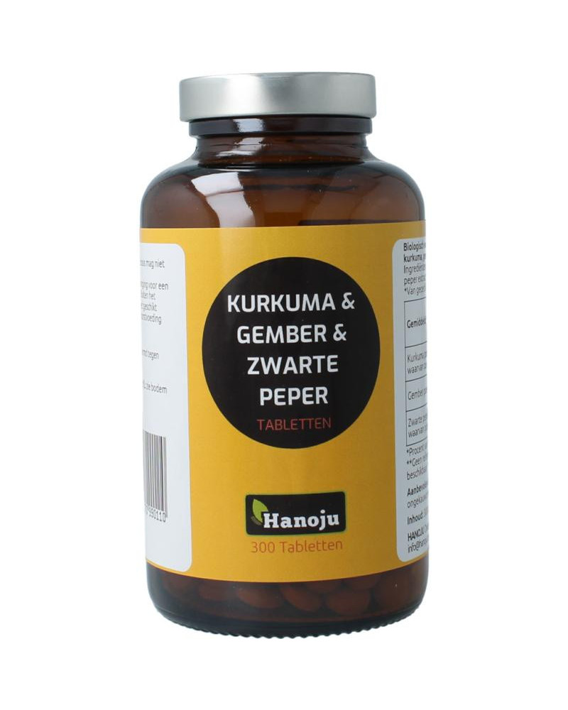 Kurkuma + gember + piperine 500mg