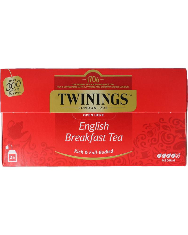 English breakfast thee envelop zwart