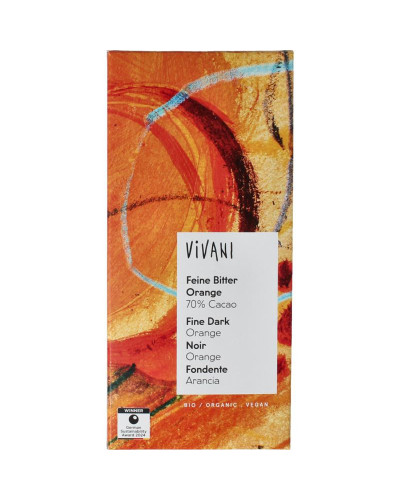 Chocolade puur sinaasappel 70% bio