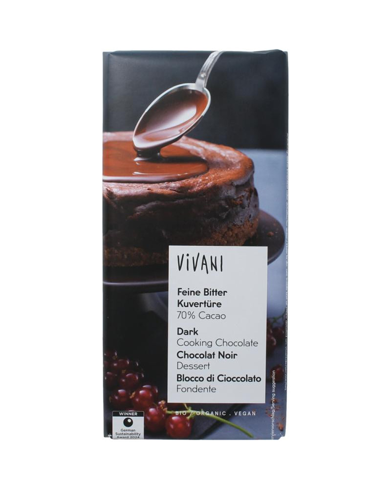 Couverture smeltchocolade puur bio