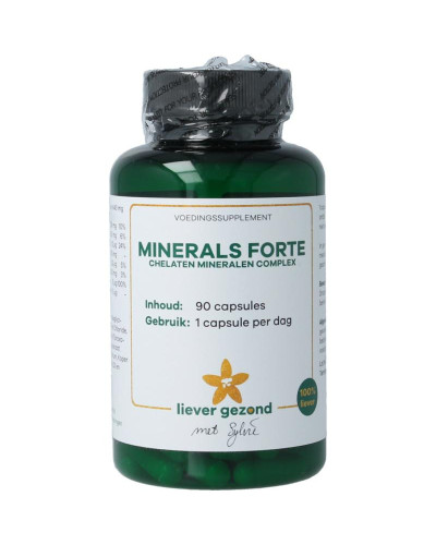 Minerals chelaten mineralen complex