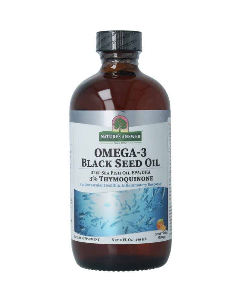 Omega 3 black seed oil vloeibaar
