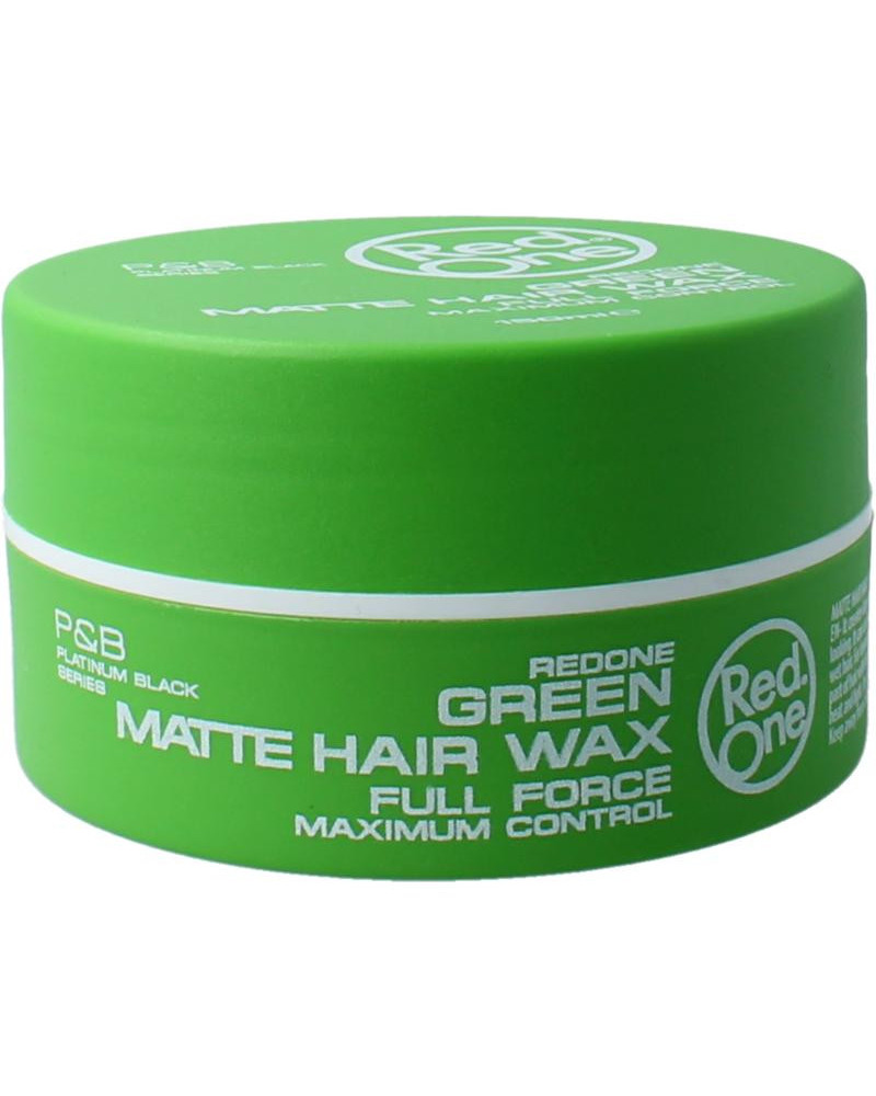Haarwax green matte wax